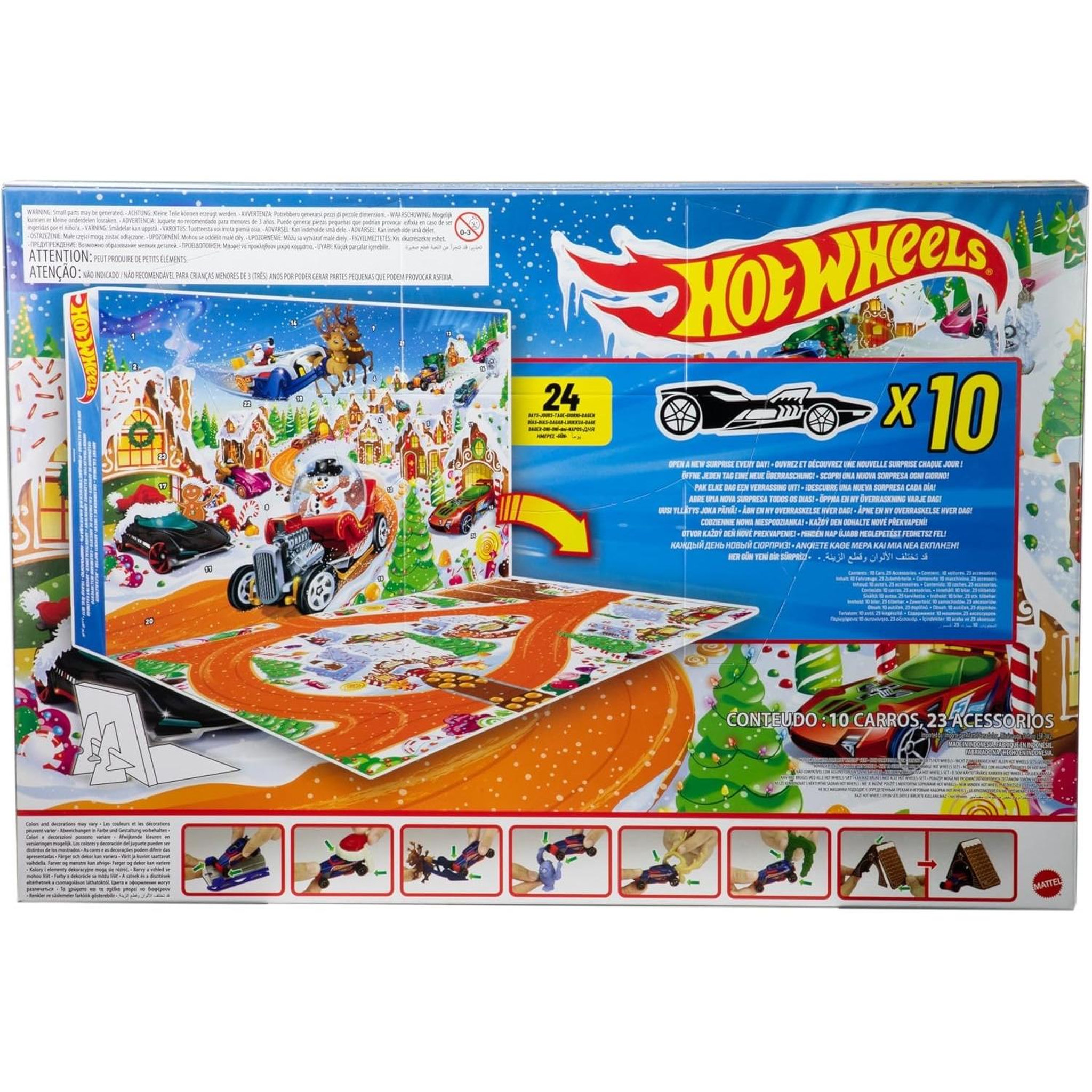 Voir la diapositive 5 : Hot Wheels Calendrier de l'Avent Hot Wheels 2025
