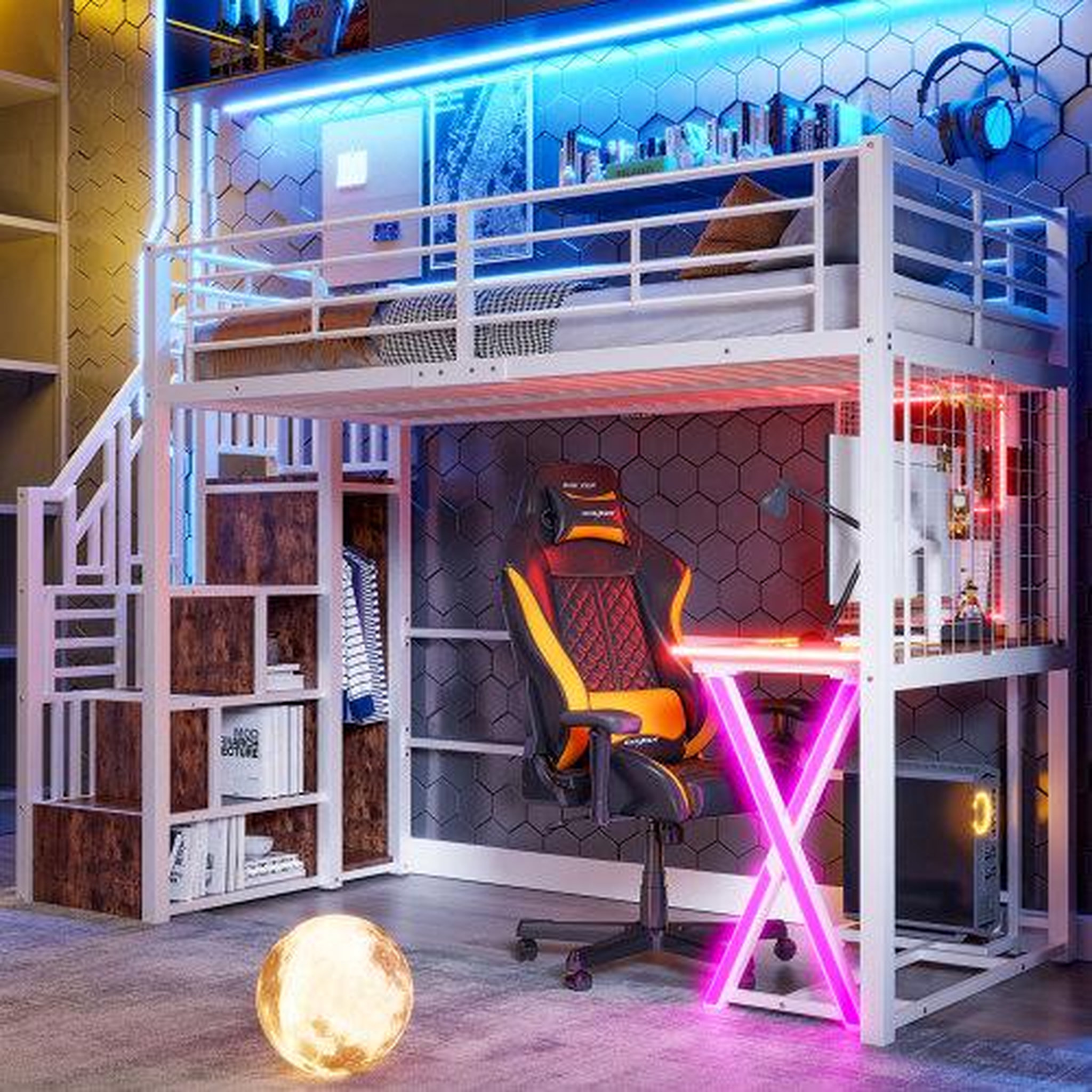 Voir la diapositive 4 : MERAX Lit mezzanine