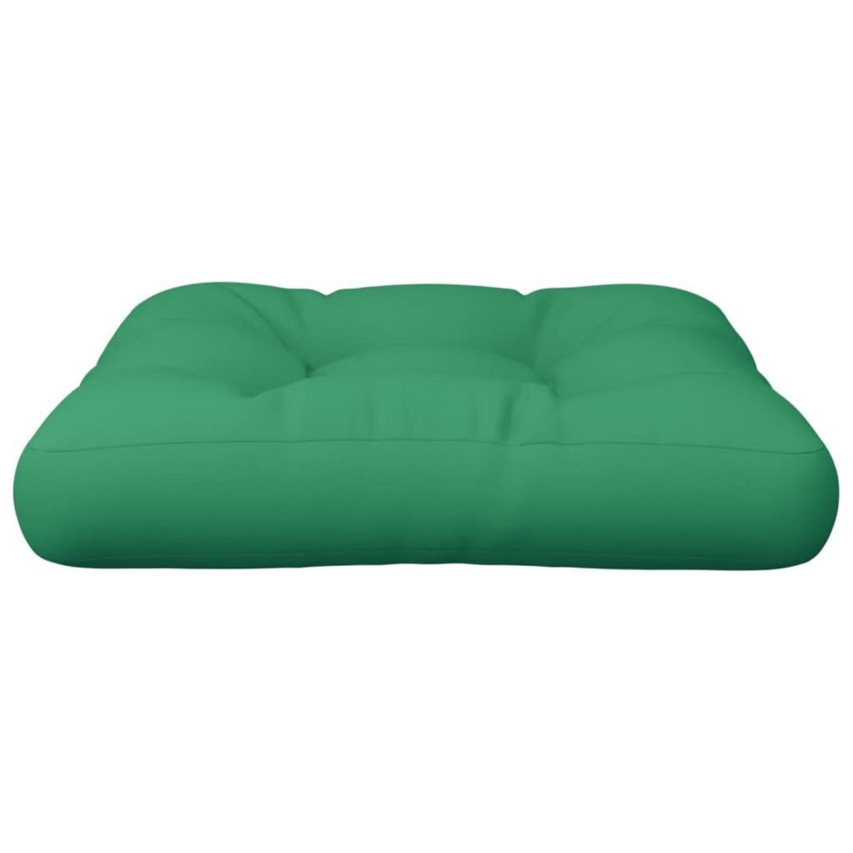 VIDAXL Coussin de palette vert 60x60x12 cm tissu