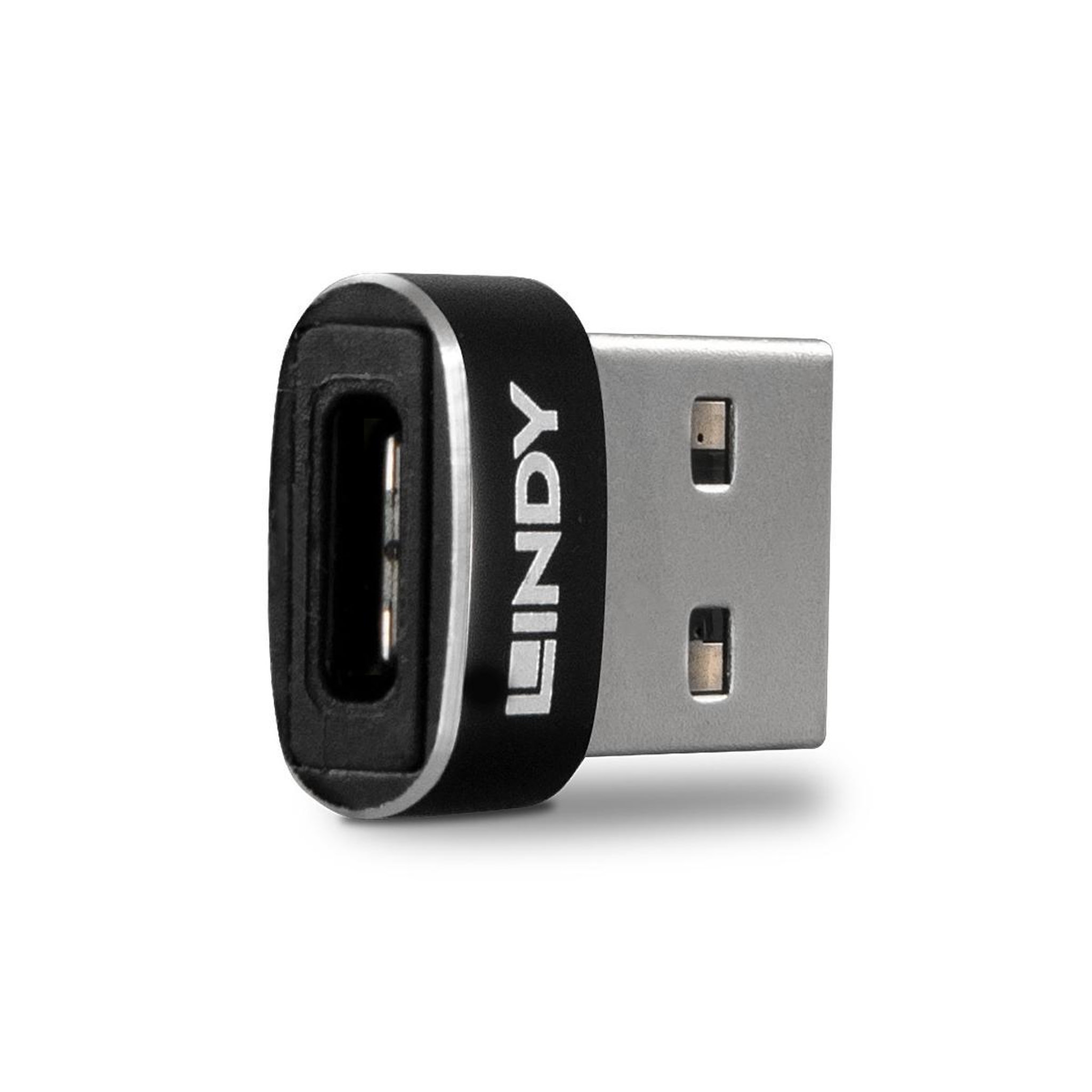 Voir la diapositive 3 : LINDY Lindy 41884 changeur de genre de câble USB Type-A USB Type-C Noir