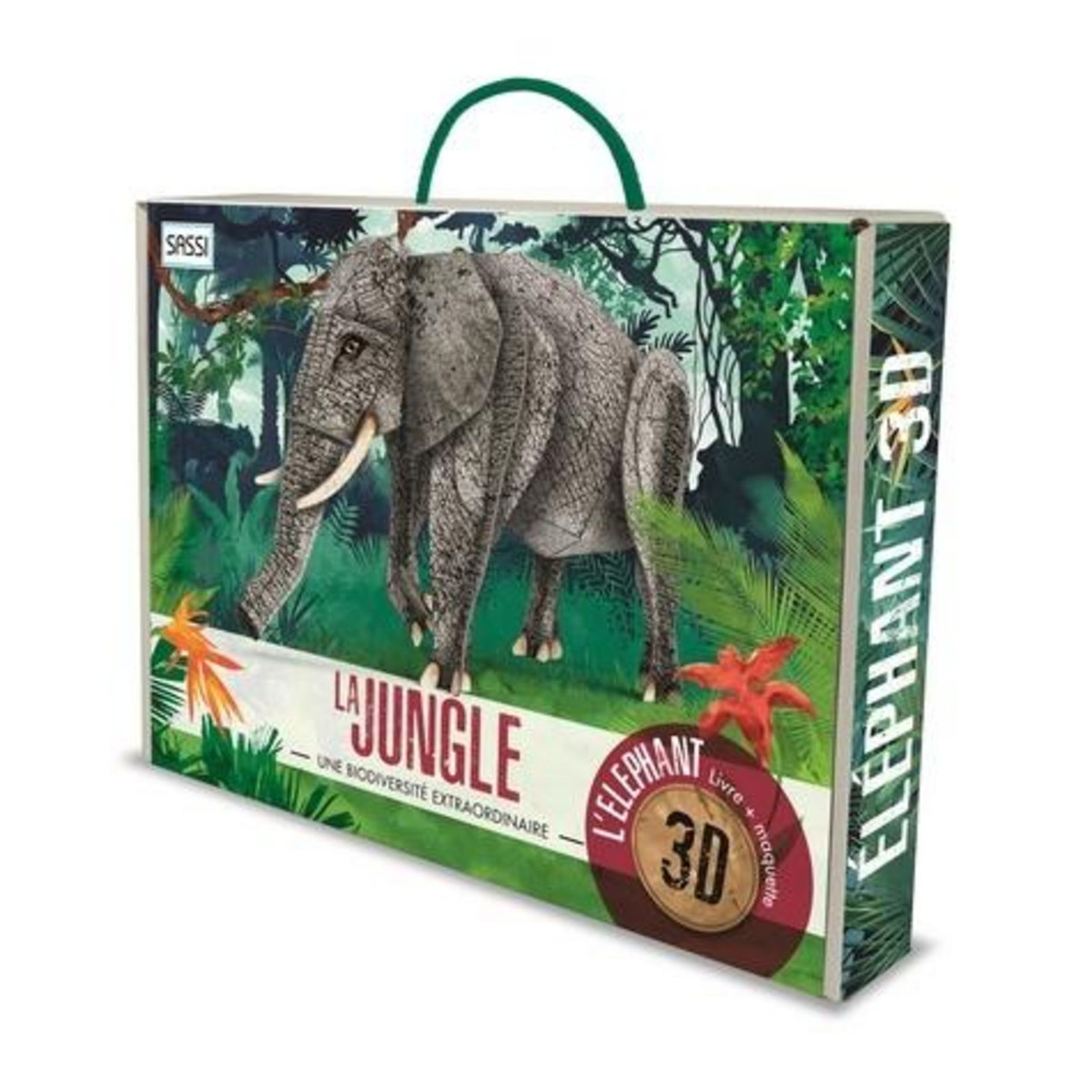 LA JUNGLE, UNE BIODIVERSITE EXTRAORDINAIRE. L'ELEPHANT, MAQUETTE 3D, Tomè Ester