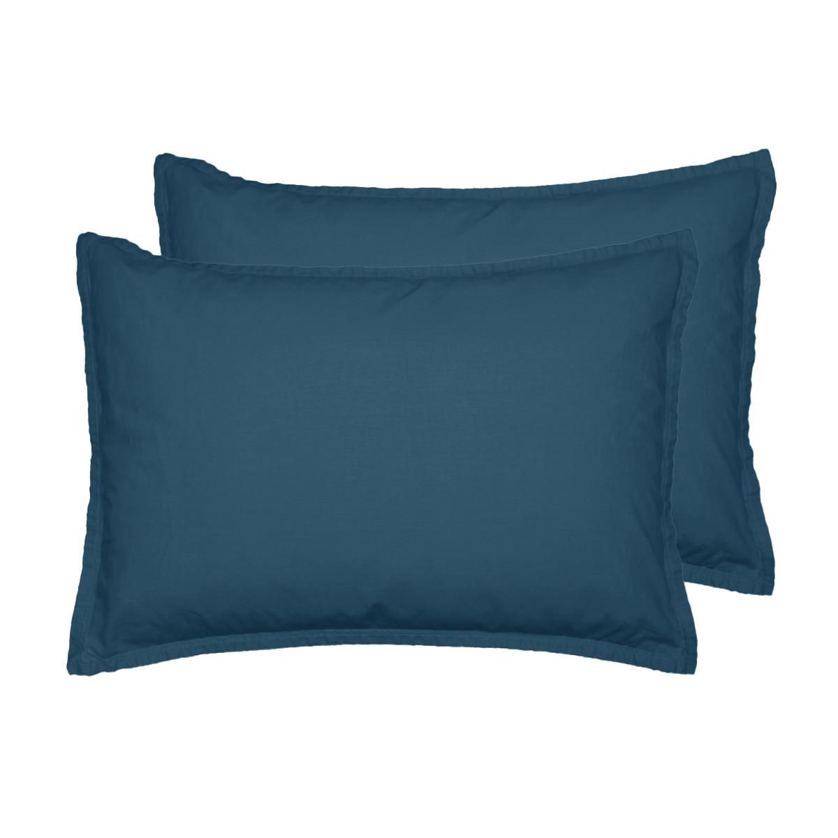 Sensei Maison Parure housse de couette avec 2 taies 50x70 cm en coton STUDIO