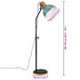 Voir la diapositive 6 : VIDAXL Lampadaire 25 W bleu delave 30x30x100-150 cm E27
