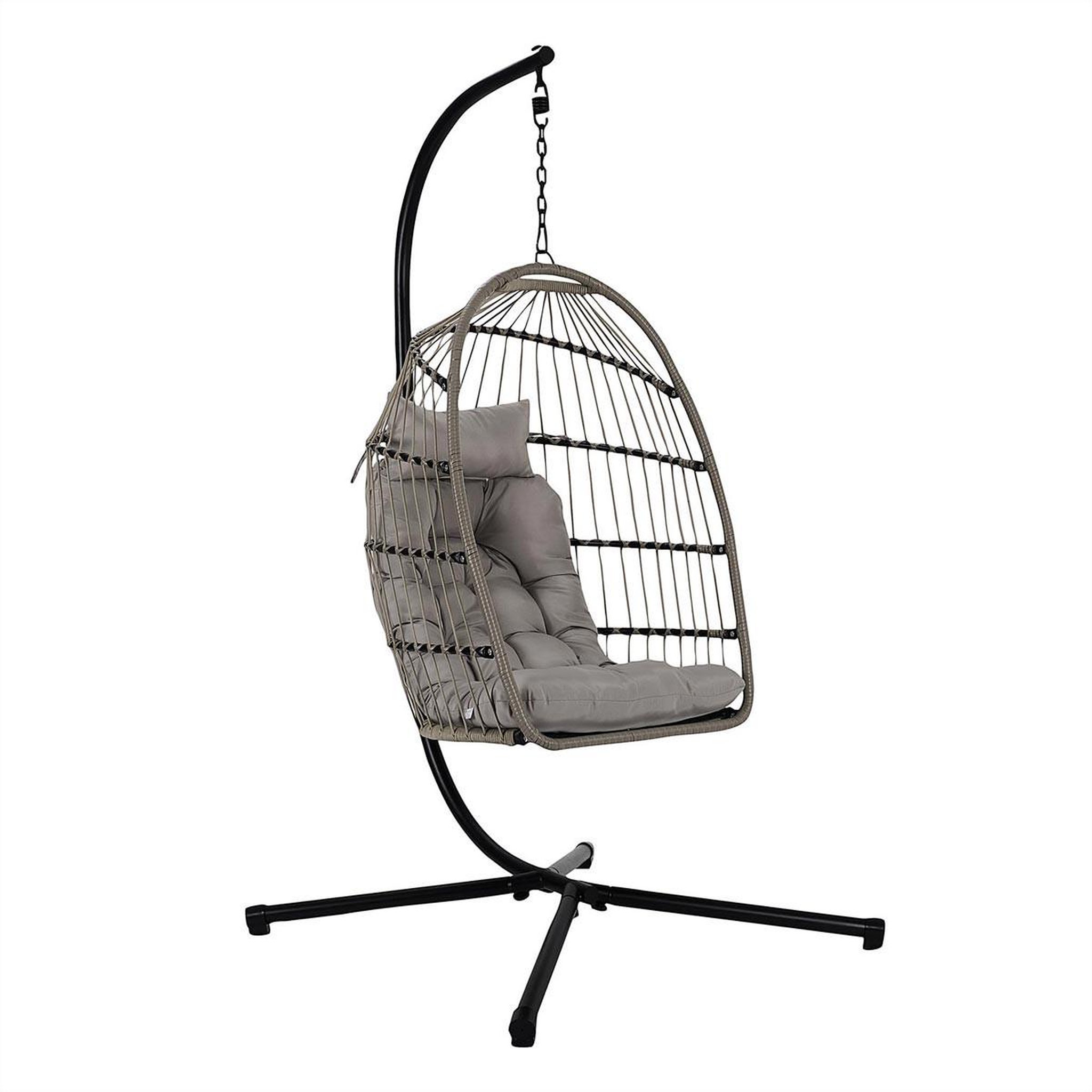 The Home Deco Factory Fauteuil suspendu  hanoi  105cm anthracite