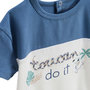 Voir la diapositive 2 : Petit Béguin Ensemble enfant t-shirt et short en gaze de coton Toucana