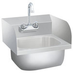 VIDAXL Lavabo commercial de lavage des mains avec robinet Inox
