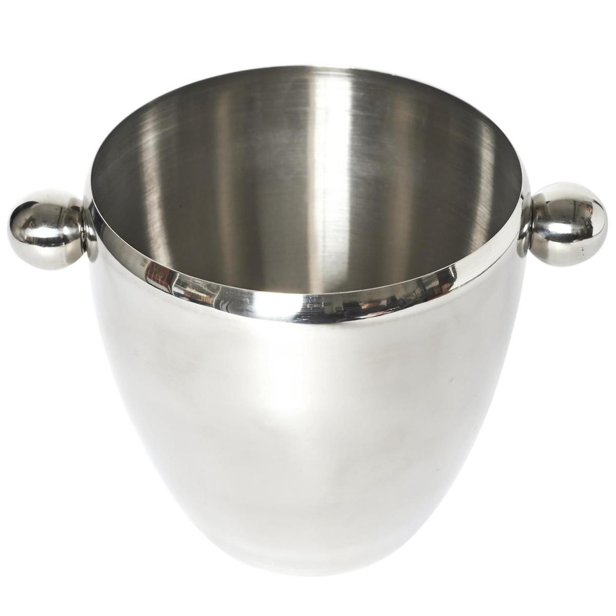 COOK CONCEPT Seau à glace en métal  champagne  1l argent