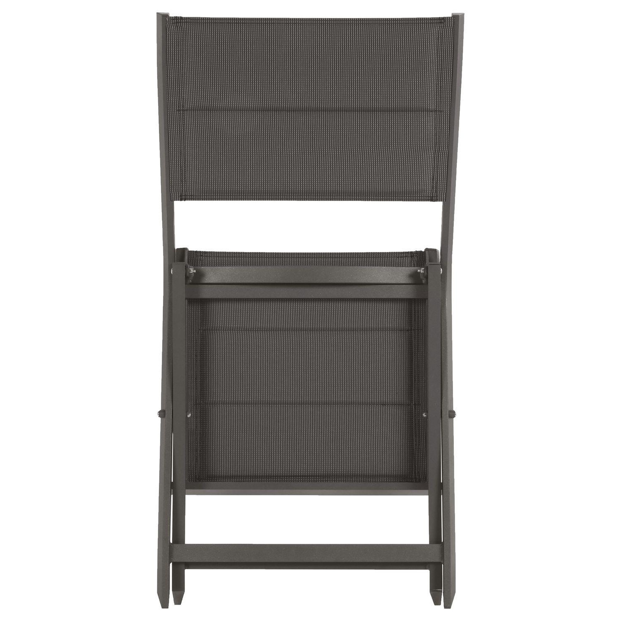 Voir la diapositive 2 : HESPERIDE Chaise de jardin pliable Allure - Marron foncé