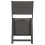 Voir la diapositive 2 : HESPERIDE Chaise de jardin pliable Allure - Marron foncé