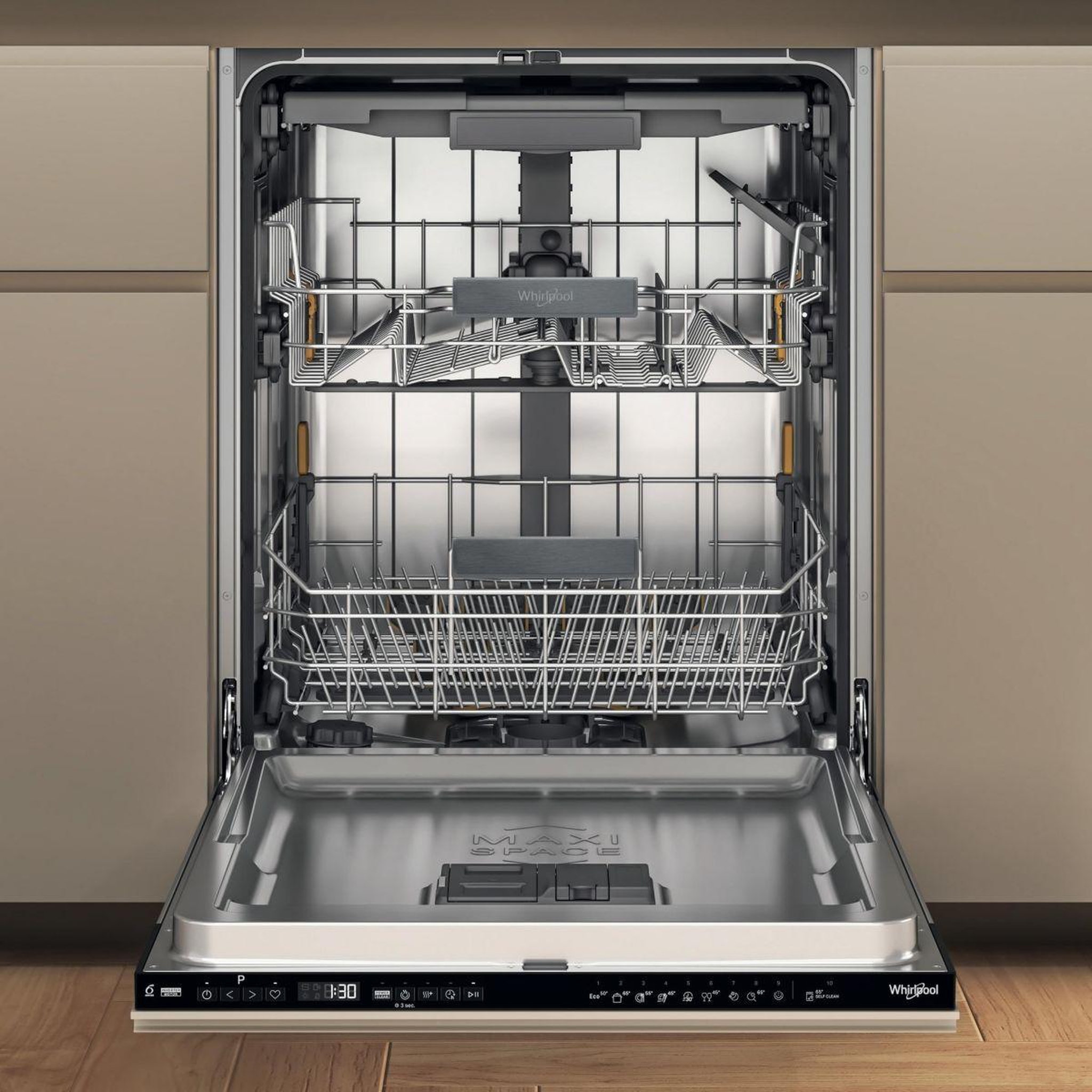 Voir la diapositive 2 : Whirlpool Lave vaisselle encastrable wh7ia15am6t0 maxispace