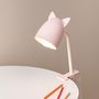 Voir la diapositive 4 : ATMOSPHERA Lampe à pince Chat coloris rose