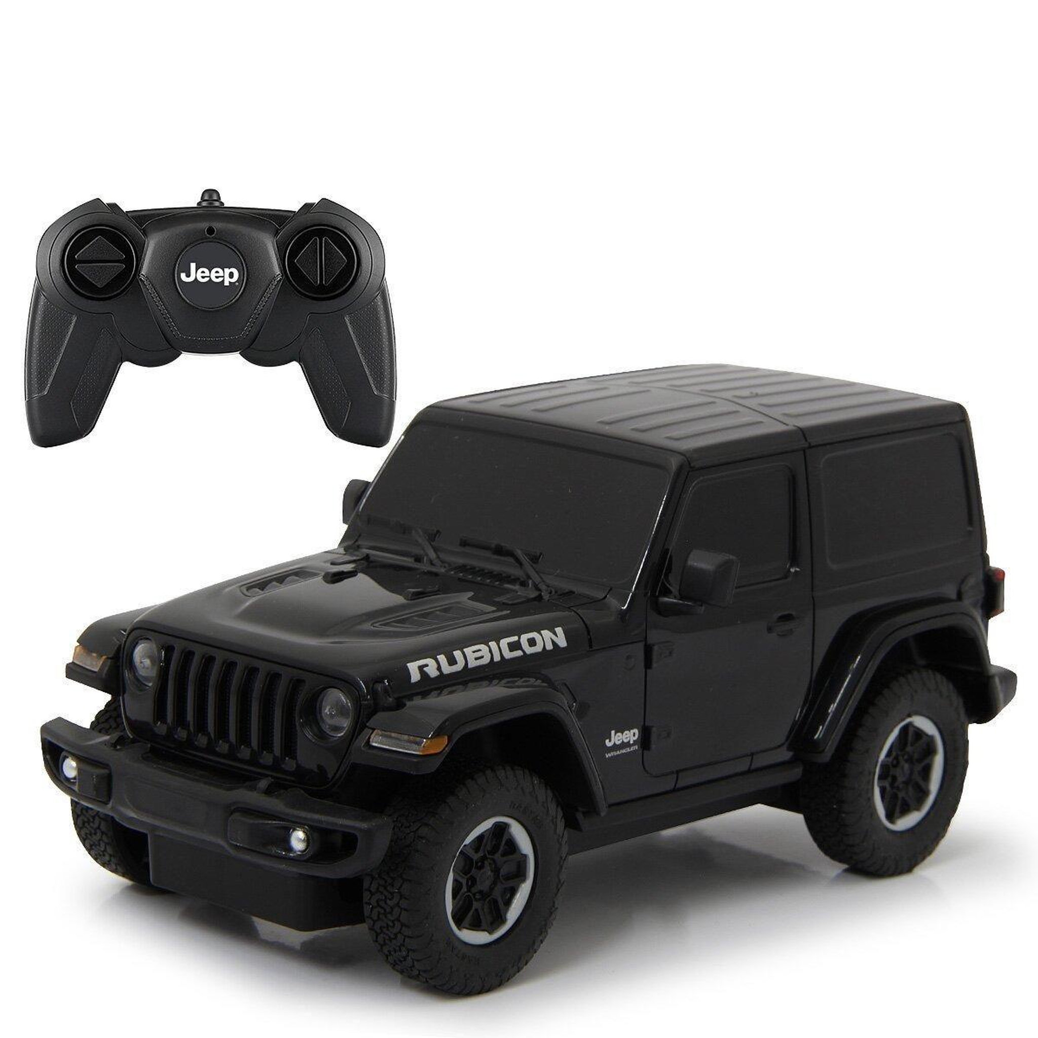 Jamara Voiture télécommandée jeep wrangler jl 1:24 noir 2,4ghz
