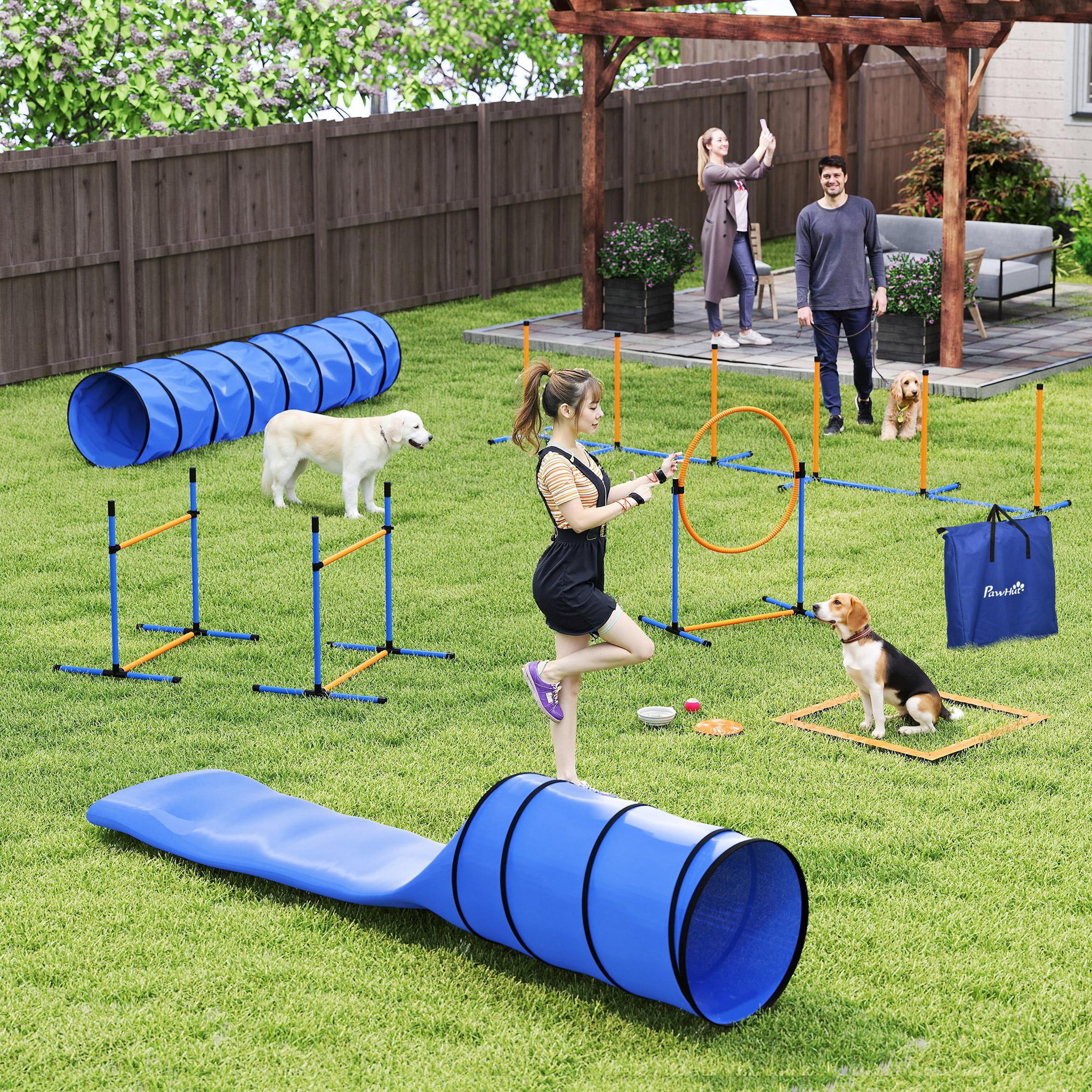 Voir la diapositive 2 : PAWHUT Kit d'agilité complet pour chien 11 pièces