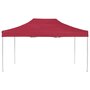 Voir la diapositive 3 : VIDAXL Tente de reception pliable Aluminium 4,5x3 m Bordeaux