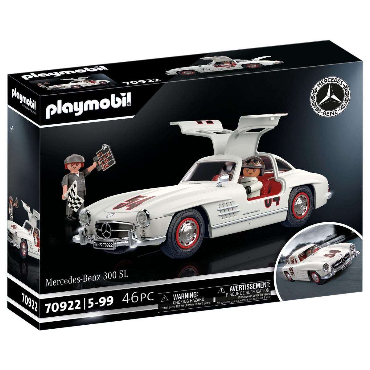 PLAYMOBIL Pack Voitures Mini Cooper + Mercedes Benz 300SL + Porsche 911 Carrera Playmobil