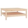 Voir la diapositive 2 : VIDAXL Table basse 100x100x40 cm Bois massif de pin