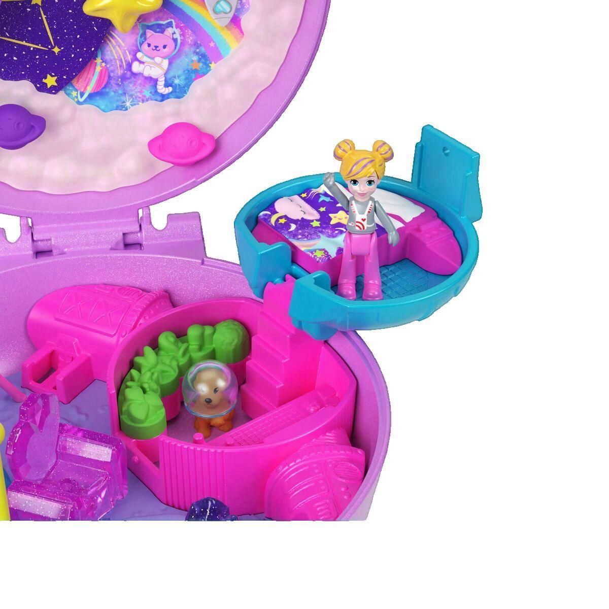 Le Mini Marcel Jouet Poc Planète mauve avec éléments scintillants