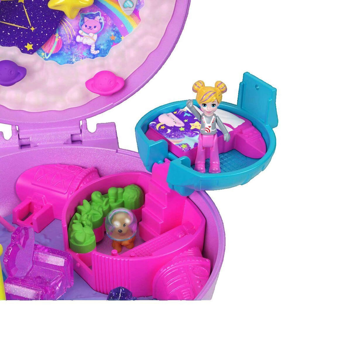 Le Mini Marcel Jouet Poc Planète mauve avec éléments scintillants