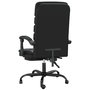 Voir la diapositive 5 : VIDAXL Fauteuil de massage inclinable de bureau Noir Similicuir