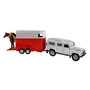 Voir la diapositive 1 : GLOB KIDS Kids Globe Die-cast Land Rover with Horse Trailer 1:32