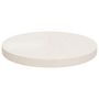 Voir la diapositive 2 : VIDAXL Dessus de table Blanc Ø30x2,5 cm Bois de pin massif