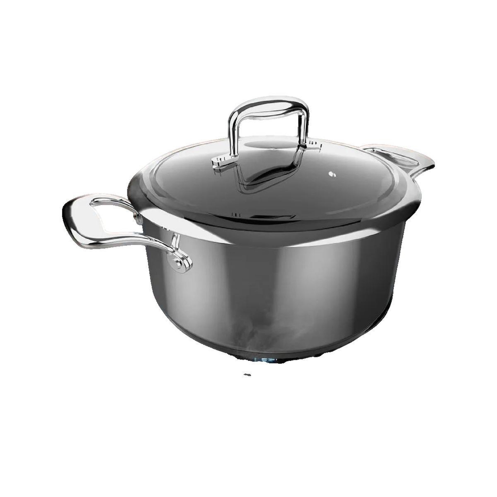 Voir la diapositive 3 : CECOTEC Casserole Cecotec Élégante en acier inoxydable 18/10 avec revêtement antiadhésif