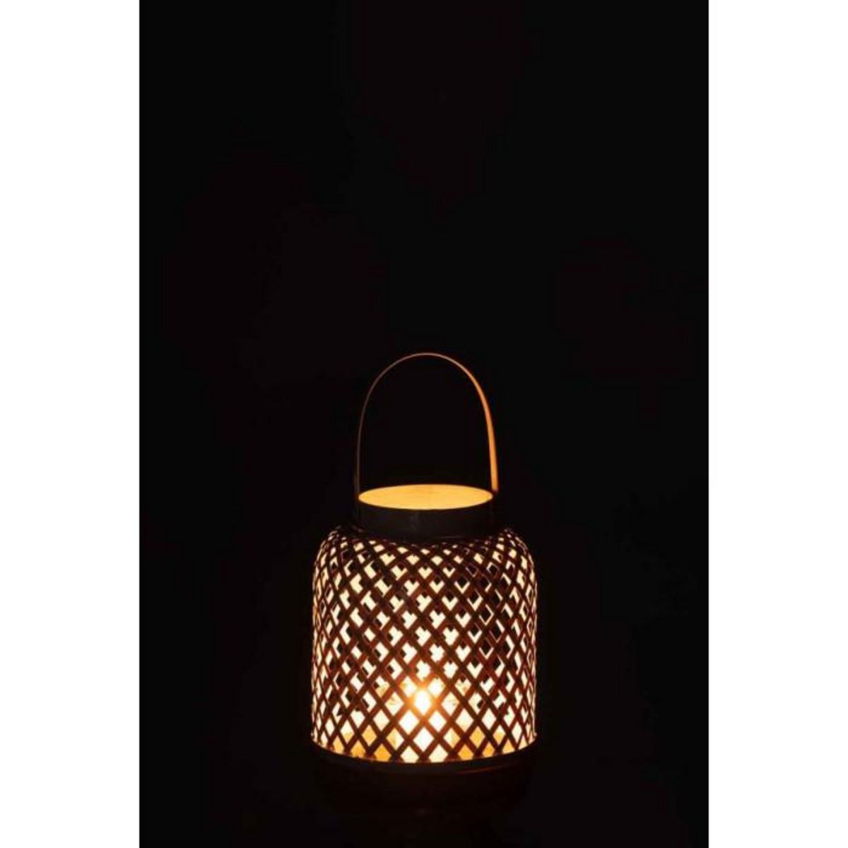 Paris Prix Lanterne Déco en Bambou  Evi  42cm Blanc