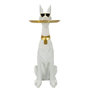 Voir la diapositive 2 : Paris Prix Vide-Poche Statue Chien  Origami  74cm Blanc