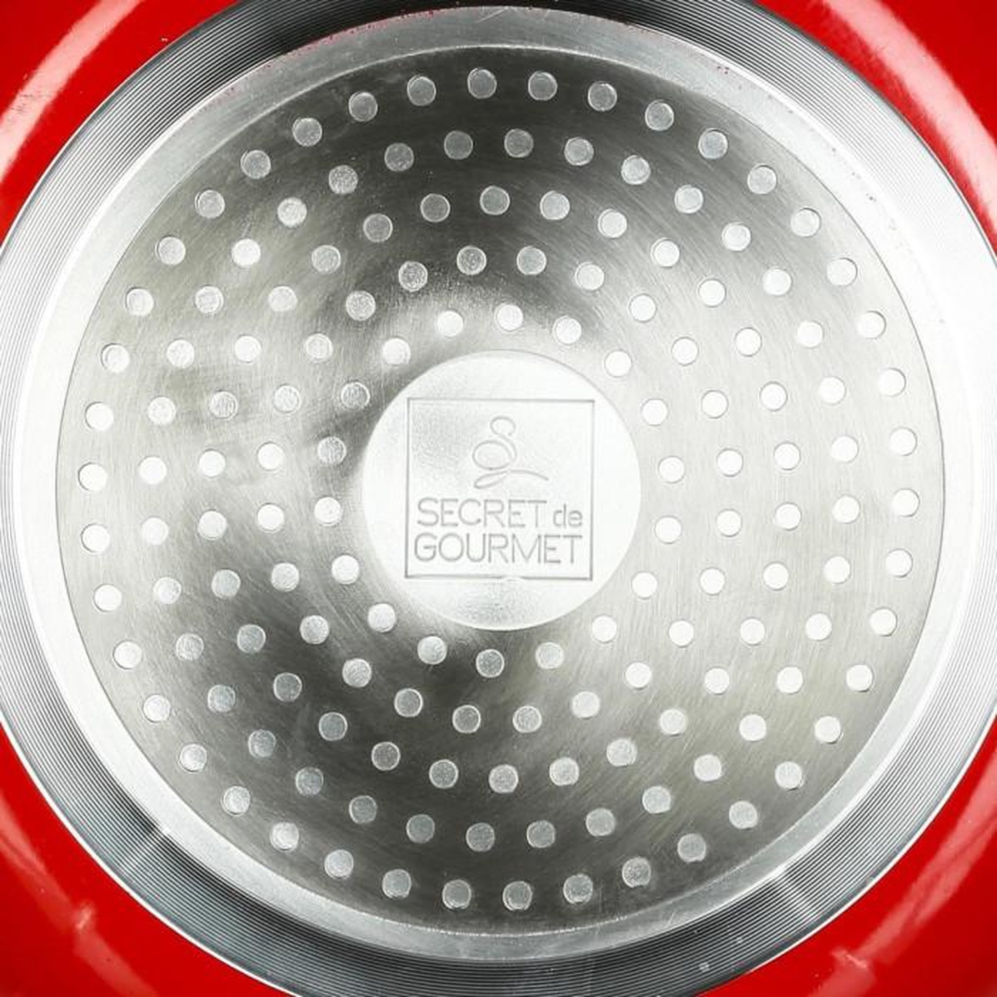 Voir la diapositive 3 : FIVE Poêle en Aluminium  Essentielle  20cm Rouge