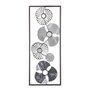 Voir la diapositive 1 : ATMOSPHERA Décoration Murale en Métal  Fleurs  61cm Argent