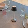 Voir la diapositive 4 : Lumisky Lampe de table sans fil EMILY Gris anthracite Aluminium H25CM