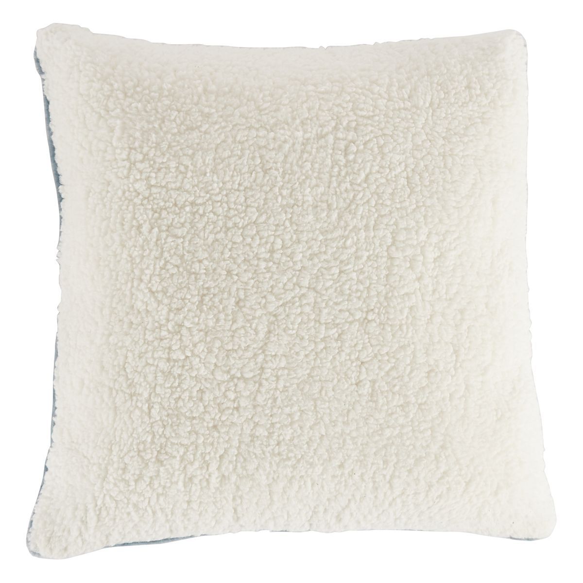 ACTUEL Coussin déco bicolore fausse fourrure ARONA 