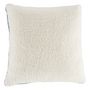 Voir la diapositive 2 : ACTUEL Coussin déco bicolore fausse fourrure ARONA 