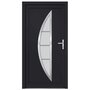 Voir la diapositive 3 : VIDAXL Porte d'entree anthracite 108x200 cm PVC