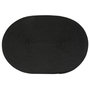 Voir la diapositive 1 : SECRET DE GOURMET Set de Table  Ovale  30x45cm Noir