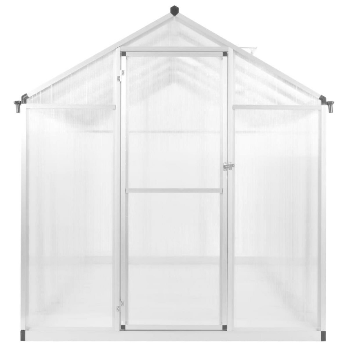 VIDAXL Serre Aluminium 421x190x195 cm 15,6 m³