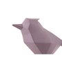 PRESENT TIME Statuette de décoration oiseau en polyrésine - Violet