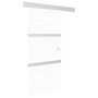 Voir la diapositive 2 : VIDAXL Porte coulissante a butees Verre ESG et aluminium 90x205 cm