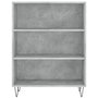 Voir la diapositive 4 : VIDAXL Bibliotheque gris beton 69,5x32,5x90 cm bois d'ingenierie