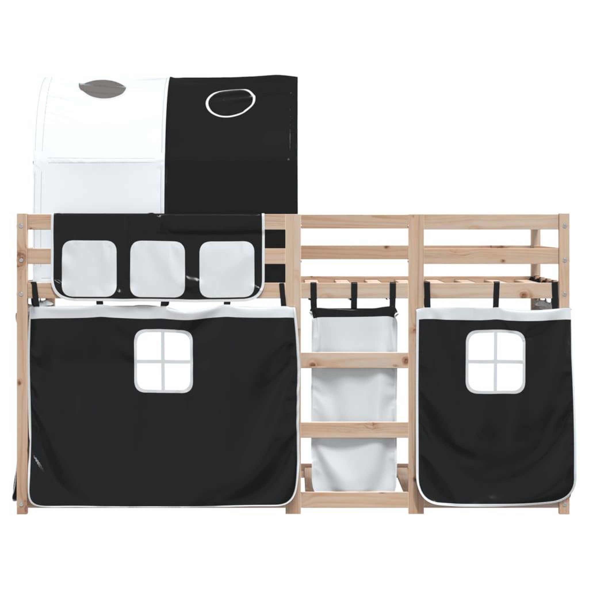 Voir la diapositive 5 : VIDAXL Lit superpose sans matelas 90x200 cm bois de pin massif