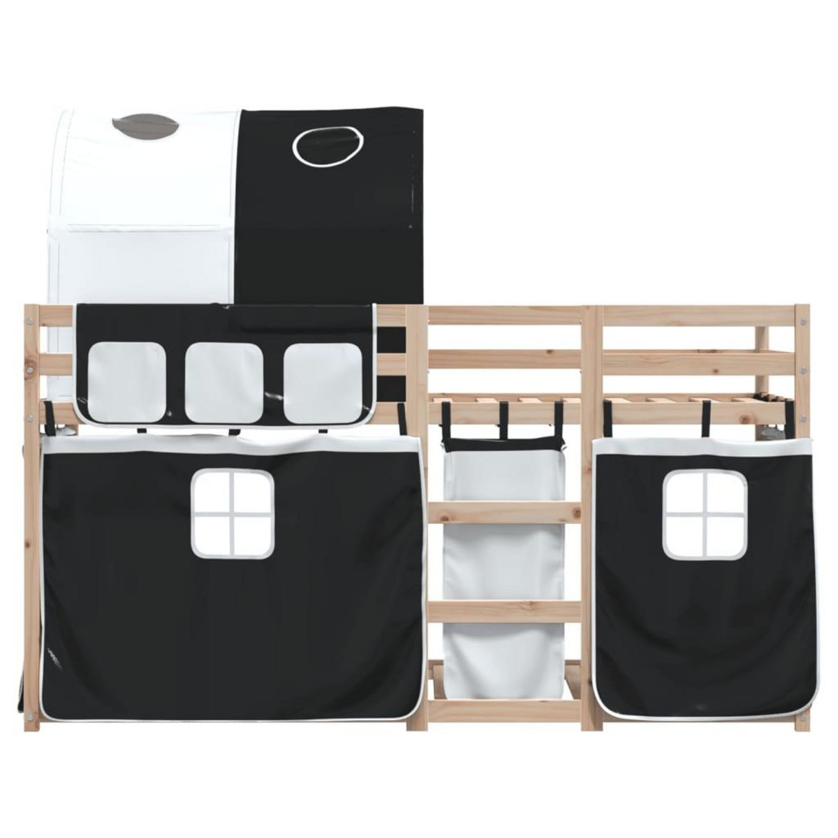 VIDAXL Lit superpose sans matelas 90x200 cm bois de pin massif
