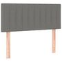 Voir la diapositive 2 : VIDAXL Tete de lit Gris fonce 100x5x78/88 cm Tissu