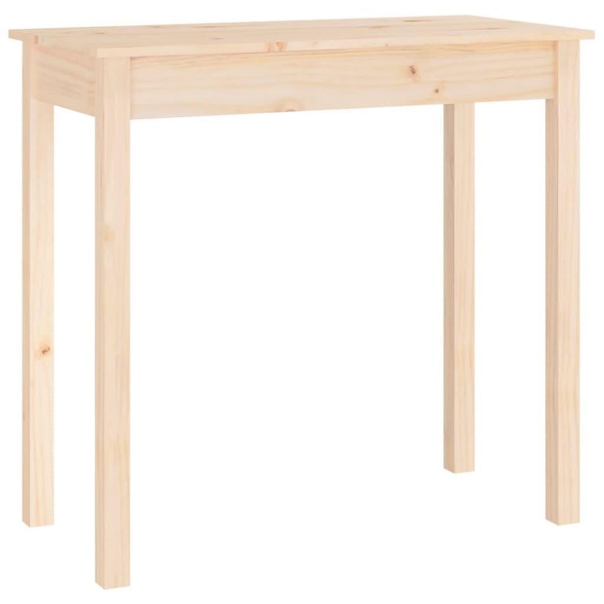 VIDAXL Table console 80x40x75 cm Bois massif de pin