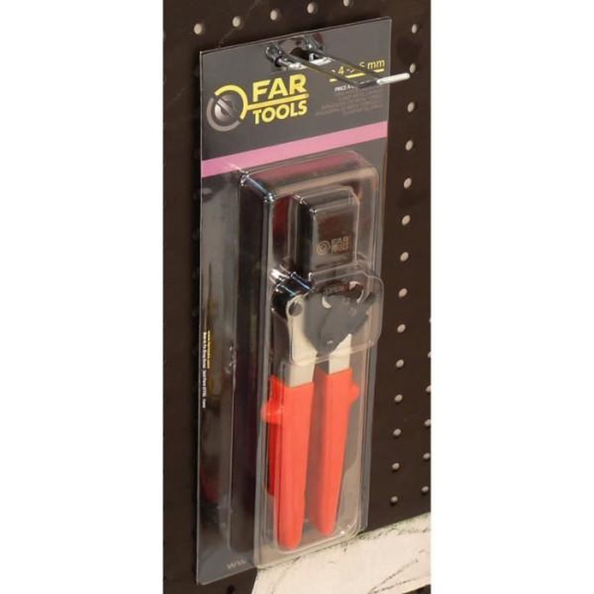 Voir la diapositive 6 : Fartools Pince a cheville en métal - FARTOOLS - Ø 4 a 8 mm - Rouge - A cheville