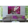 Voir la diapositive 2 : Paris Prix Tableau Imprimé  Beautiful Waterfall : Pink Forest