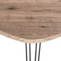 ATMOSPHERA Table d'appoint design Neile - L. 69 x H. 60 cm - Noir