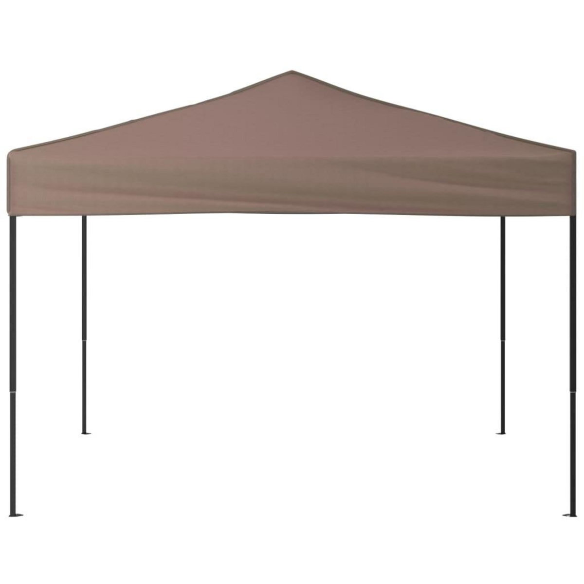 VIDAXL Tente de reception pliable Taupe 3x3 m