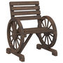 Voir la diapositive 4 : VIDAXL Chaises de jardin lot de 2 58x58x78,5 cm bois de sapin massif