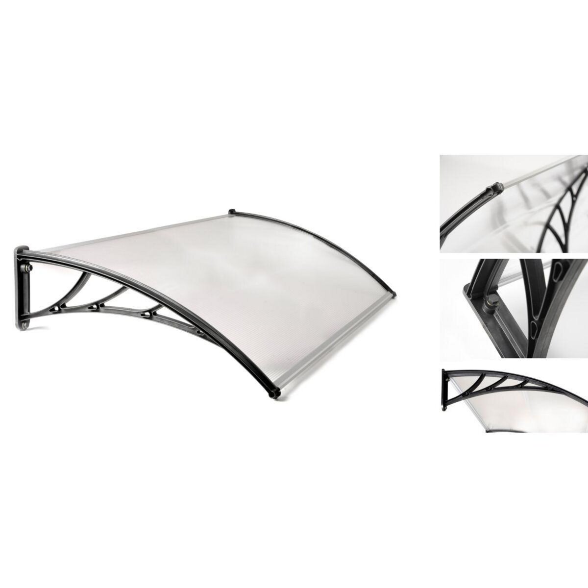 Inkazen Marquise en polycarbonate transparent 80 x 240 cm