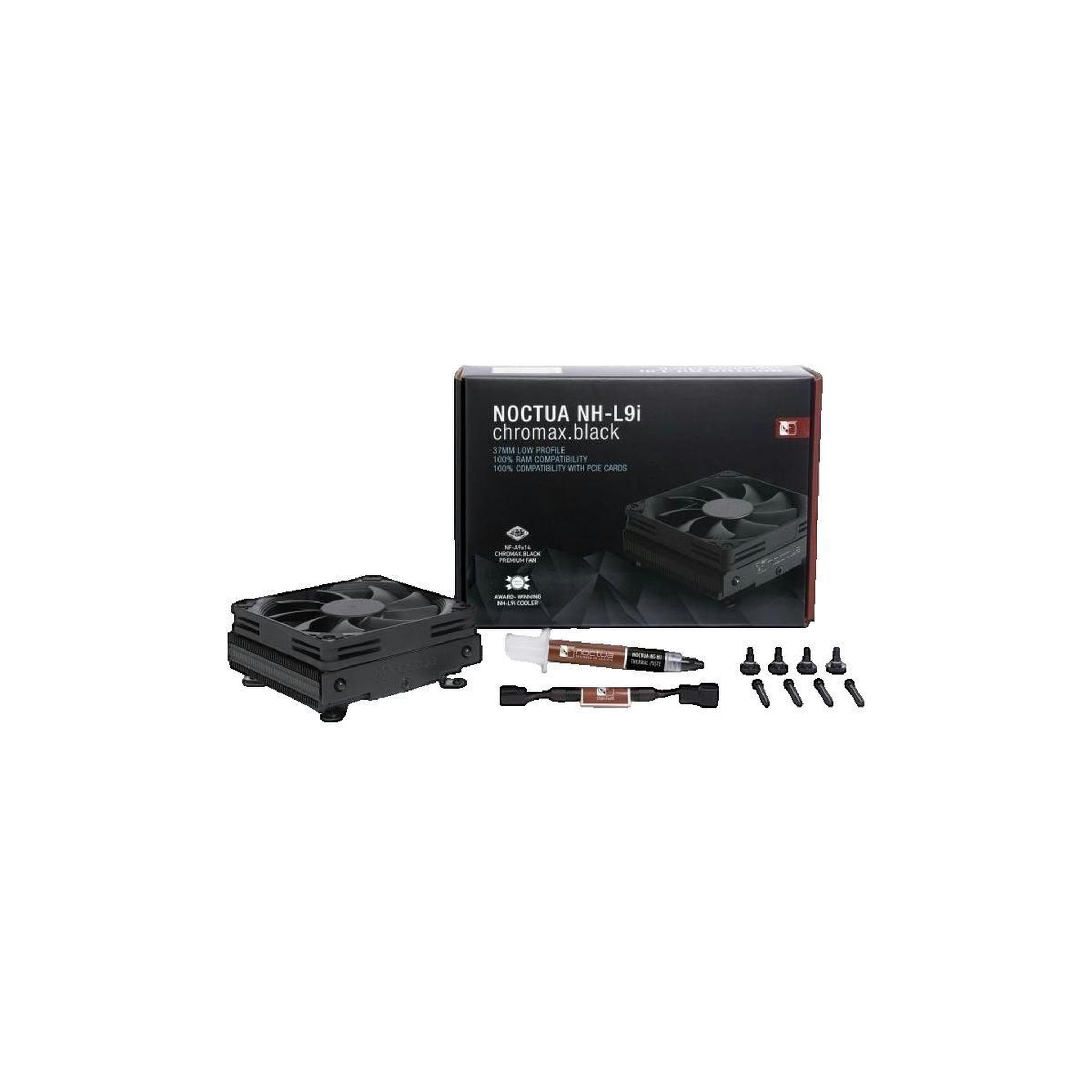 Voir la diapositive 3 : Noctua Refroidisseur de processeur Noctua NH-L9i chromax.black